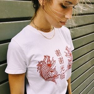 Brandy Melville Koi Fish Jamie Top